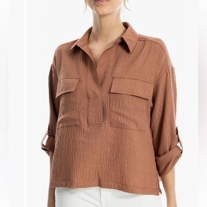 Brown Women's Top